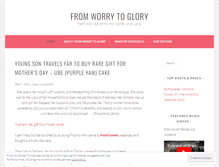 Tablet Screenshot of fromworrytoglory.com